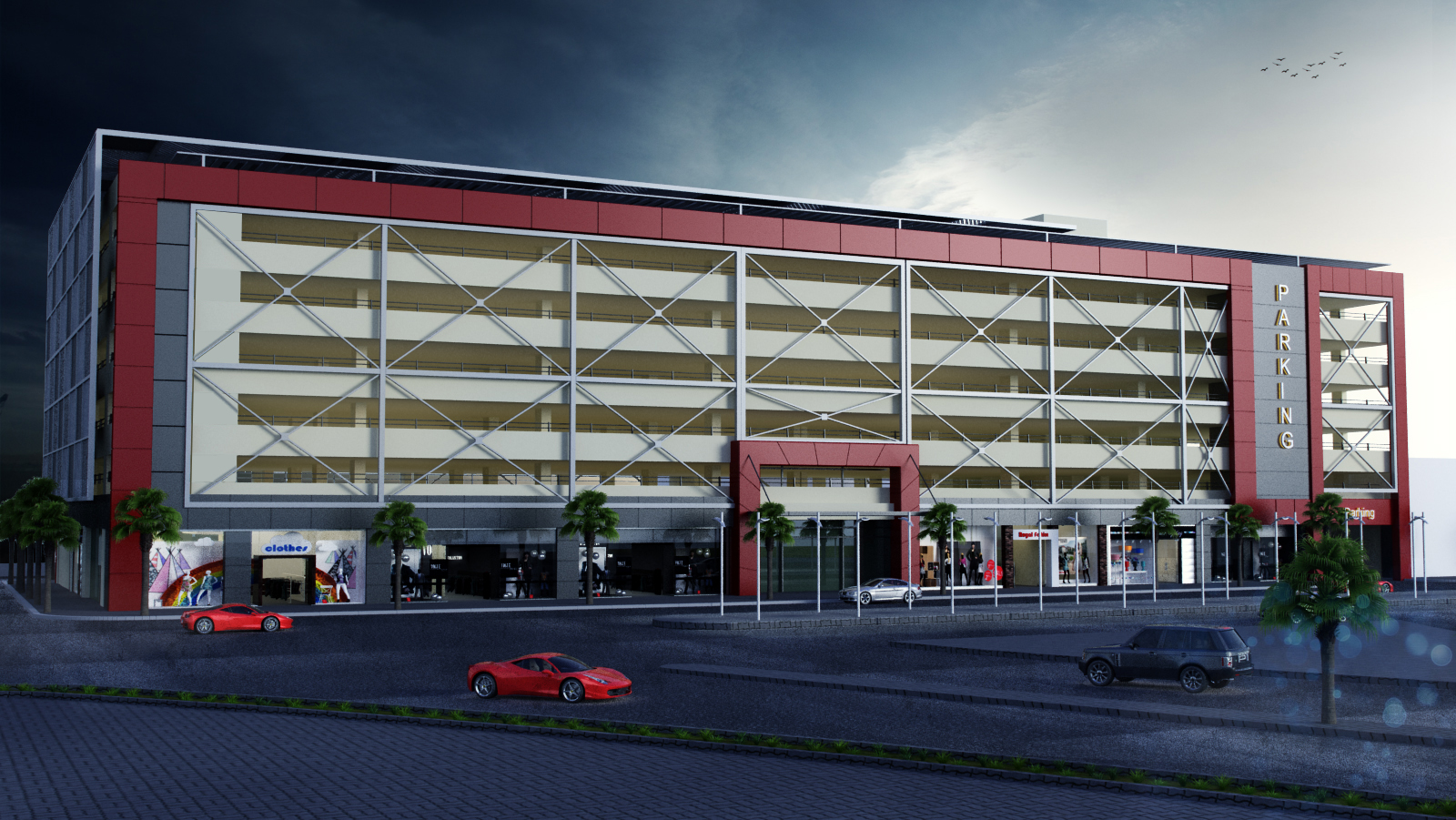 Multi Storey Parking in Ammarah City